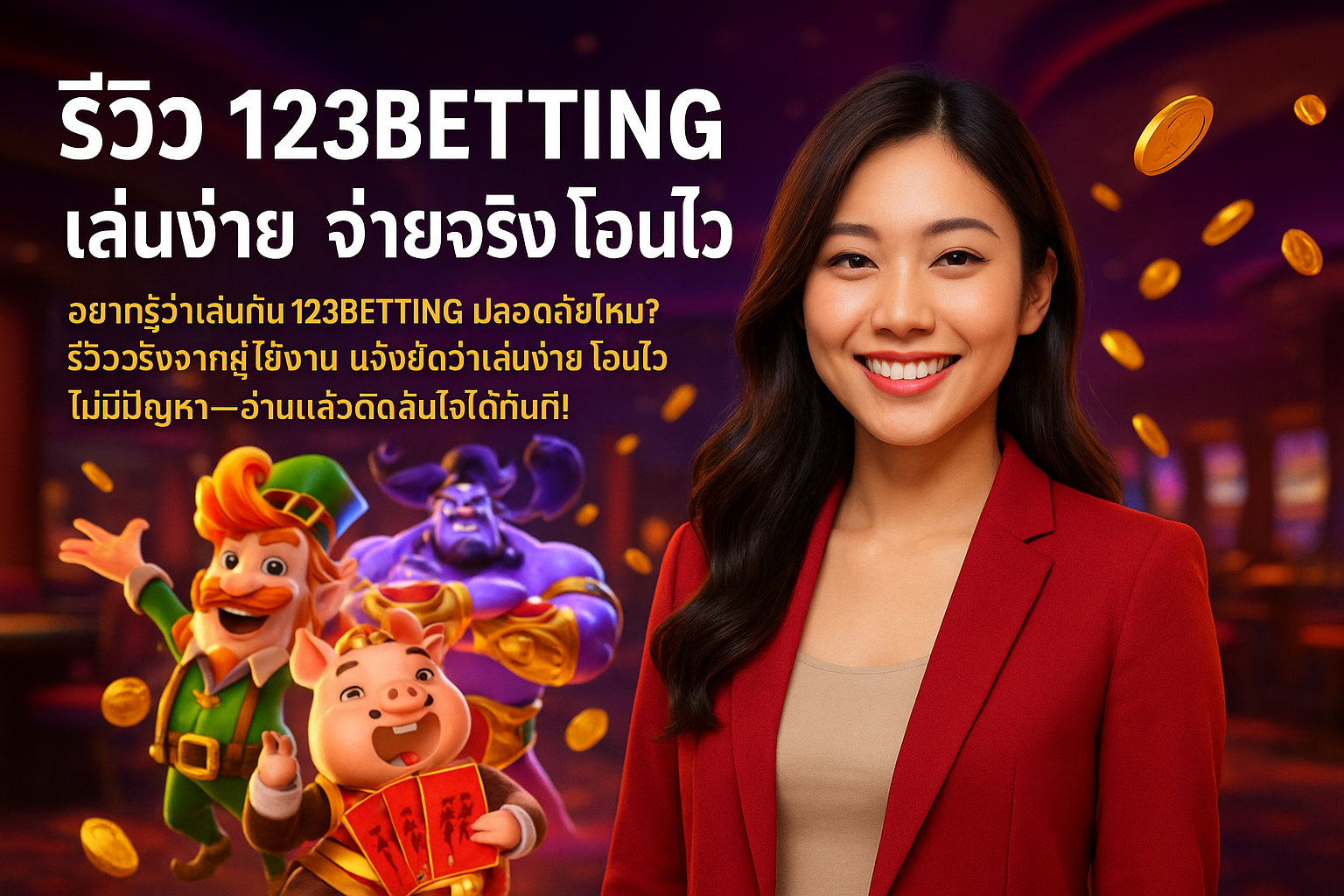 รีวิว 123BETTING เล่นง่าย จ่ายจริง โอนไว