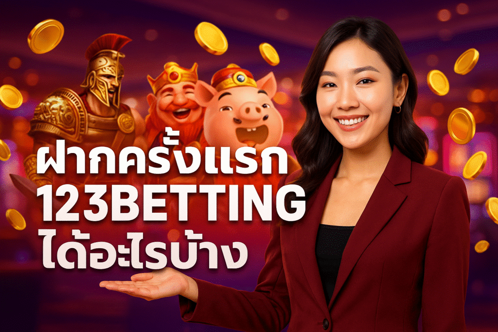 ฝากครั้งแรก 123BETTING ได้อะไรบ้าง