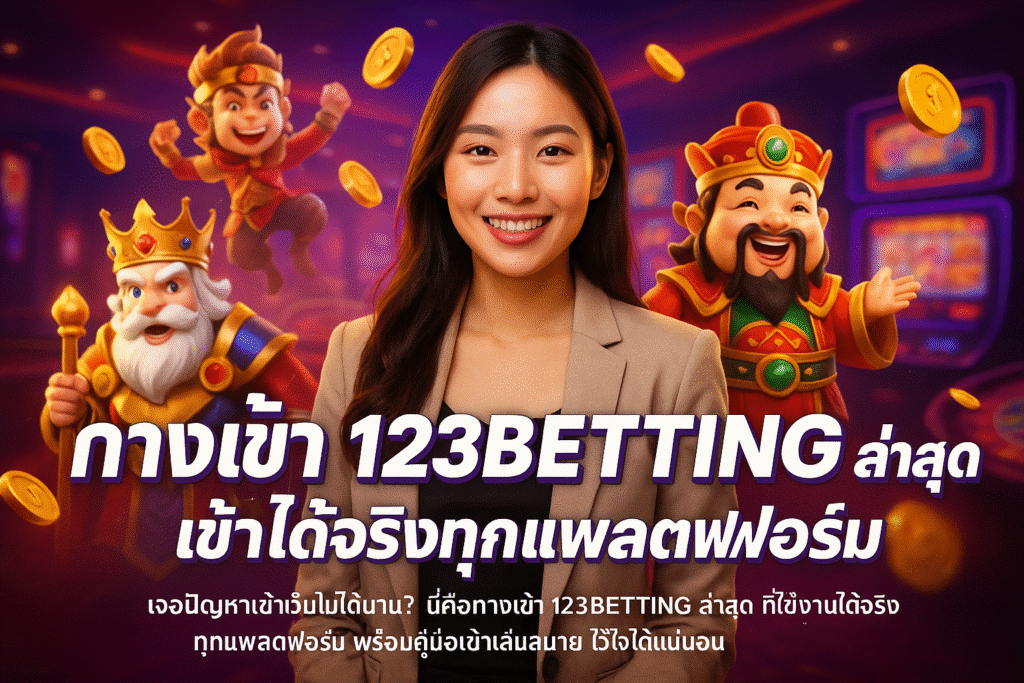 ทางเข้า 123BETTING ล่าสุด เข้าได้จริงทุกแพลตฟอร์ม