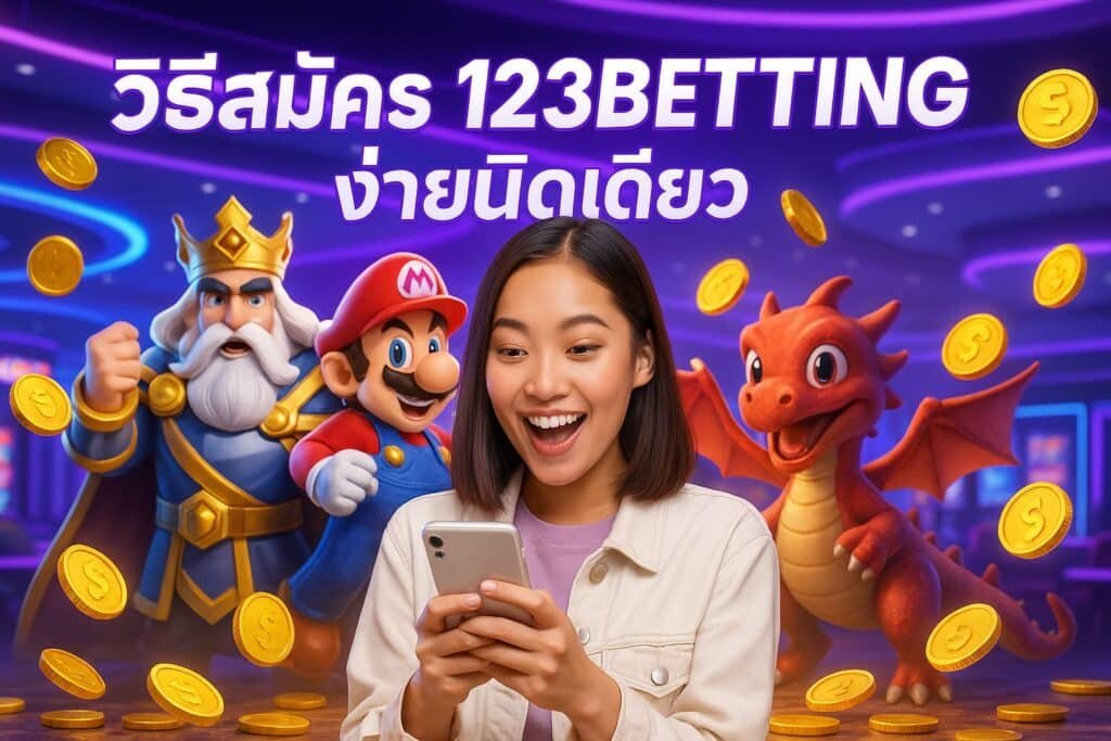 วิธีสมัคร 123BETTING ง่ายนิดเดียว